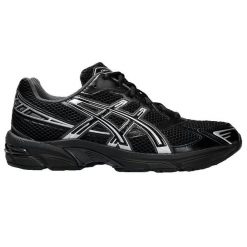 Trampki Asics Sr. Czarne trampki męskie Asics, bez wzorów, z materiału, eleganckie, bez zapięcia. Za 610.99 zł.