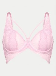 Hunkemöller Biustonosz z fiszbiną Milaan 205383 Różowy. Czerwone biustonosze Hunkemöller, bez wzorów, z syntetyku. Za 99.99 zł.