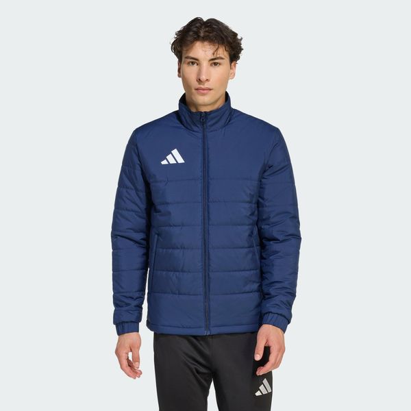 Lekka kurtka Entrada26. Białe kurtki męskie Adidas, l, z aplikacjami, z materiału, do piłki nożnej. Za 331.99 zł.