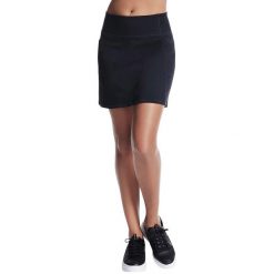 Spódnica damskie Skechers GO FLEX Skort. Czarne spódnice damskie Skechers, bez wzorów, z nylonu. Za 390.00 zł.