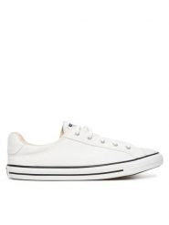 Converse Trampki Chuck Taylor All Star Dainty Lucy A12951C Biały. Białe trampki i tenisówki damskie Converse, bez wzorów, z materiału, retro, bez zapięcia. Za 229.99 zł.
