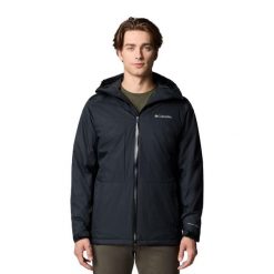 Kurtka ocieplana męska Columbia Point Park II Insulated. Czarne kurtki sportowe męskie Columbia, m, bez wzorów, trekkingowe. W wyprzedaży za 638.60 zł.