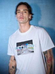 4F T-shirt regular z nadrukiem męski - biały XL. Białe koszulki sportowe męskie 4f, m, bez wzorów, z materiału, sportowe, bez kołnierzyka. Za 79.99 zł.