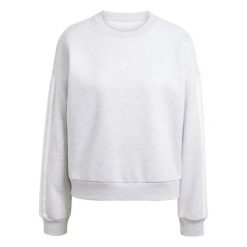 Bluza damska adidas Essentials. Białe bluzy damskie Adidas, l, bez wzorów, z materiału, bez kaptura, na fitness i siłownię. Za 226.15 zł.