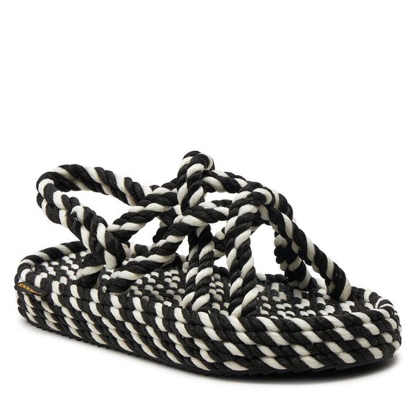 Sandały Bohonomad. Czarne klapki damskie Bohonomad, bez wzorów, bez obcasa, na płaskiej podeszwie, bez zapięcia. Za 249.99 zł.