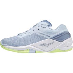 Buty do piłki ręcznej damskie Mizuno Wave Stealth Neo heather/white/neo lime. Białe obuwie sportowe damskie Mizuno, bez wzorów, do piłki ręcznej, mizuno wave. Za 269.99 zł.