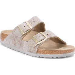 Klapki BIRKENSTOCK - Arizona Bs 1008796 Washed Metallic Blue Silver. Szare klapki damskie Birkenstock, ze skóry. W wyprzedaży za 249.00 zł.