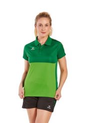 Damska koszulka polo Erima Six Wings. Zielone koszulki sportowe damskie Erima, bez wzorów, z materiału, bez kołnierzyka, bez ramiączek, do piłki nożnej. Za 168.50 zł.