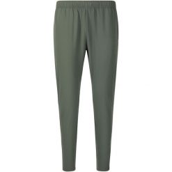 Spodnie do biegania Endurance Jeen. Zielone legginsy sportowe męskie Endurance, bez wzorów, do biegania. Za 164.00 zł.
