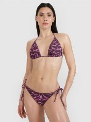 4F Góra od bikini damska - fioletowa L. Fioletowe bikini damskie 4f, na lato, l, bez wzorów. W wyprzedaży za 39.99 zł.