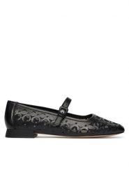 Caprice Baleriny 9-22511-46 Czarny. Czarne baleriny damskie Caprice, bez wzorów, ze skóry, bez obcasa. Za 265.99 zł.