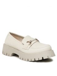 DeeZee Loafersy H3657-2 Beżowy. Brązowe mokasyny damskie DeeZee, ze skóry. Za 159.99 zł.
