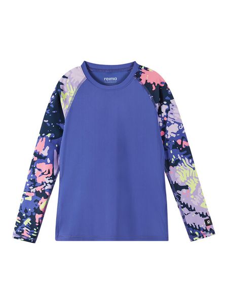 Reima Koszulka do pływania Sukeltaja 5200140A Niebieski. Niebieskie bluzki dla dziewczynek Reima, bez wzorów, z syntetyku, bez ramiączek. Za 179.99 zł.