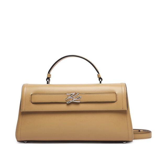Torebka KARL LAGERFELD. Brązowe torebki do ręki damskie KARL LAGERFELD, bez wzorów, klasyczne, bez dodatków. Za 1,286.99 zł.