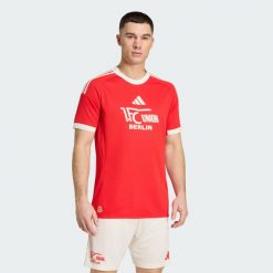 Koszulka Union Berlin 2025/2026 Fourth Replica. Białe koszulki sportowe męskie Adidas, bez wzorów, bez kołnierzyka, bez ramiączek, do piłki nożnej. Za 439.00 zł.