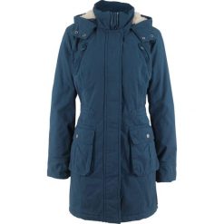 Parka bawełniana ocieplana bonprix ciemnoniebieski. Parki damskie marki bonprix. Za 199.99 zł.