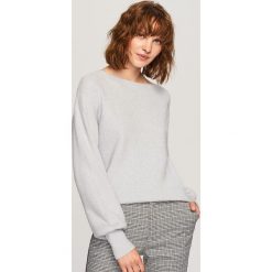 Sweter - Jasny szar. Szare swetry damskie Reserved. W wyprzedaży za 39.99 zł.