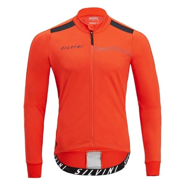 Kurtka rowerowa męska Silvini Ghisallo MJ2129. Czerwone kurtki męskie Silvini, l, bez wzorów, z materiału, bez kaptura. Za 583.05 zł.