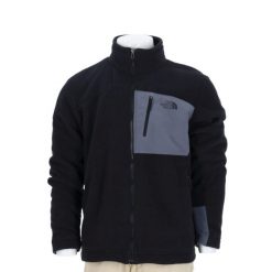 Second life - The North Face kurtka polarowa męska - Stan bardzo dobry. Czarne kurtki męskie The North Face, l, bez wzorów, z polaru, eleganckie, bez kaptura. Za 170.36 zł.