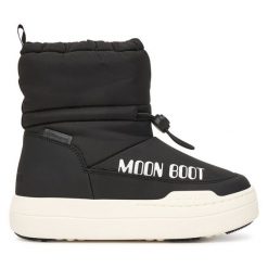 Śniegowce Moon Boot. Czarne śniegowce dziewczęce Moon Boot, bez zapięcia. Za 719.99 zł.