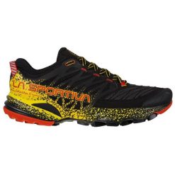 Buty trailowe męskie La Sportiva Akasha II. Brązowe buty sportowe męskie La Sportiva, bez zapięcia. Za 633.99 zł.