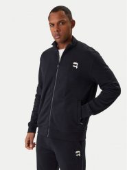 KARL LAGERFELD Bluza 705712 561900 Granatowy Regular Fit. Niebieskie bluzy męskie KARL LAGERFELD, m, bez wzorów, z bawełny, bez kaptura. Za 819.99 zł.