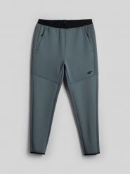 4F Spodnie treningowe szybkoschnące męskie - zielone L. Zielone spodnie sportowe męskie 4f, l, bez wzorów, z materiału, na fitness i siłownię. Za 229.99 zł.
