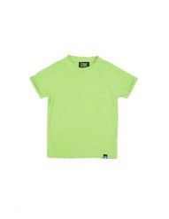 Dziecięca koszulka polarowa z krótkim rękawem City Fluo. Zielone t-shirty dla chłopców LEONE 1947 APPAREL, bez wzorów, z bawełny, bez ramiączek. Za 42.06 zł.
