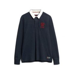 Polo Superdry Vintage Athletic. Niebieskie koszulki sportowe męskie Superdry., m, bez wzorów, bez kołnierzyka, bez ramiączek. Za 284.00 zł.