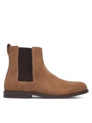 Calvin Klein Sztyblety Ess Rubber Chelsea Su HM0HM02055 Beżowy. Brązowe botki męskie Calvin Klein, bez wzorów, ze skóry, bez zapięcia. Za 649.99 zł.
