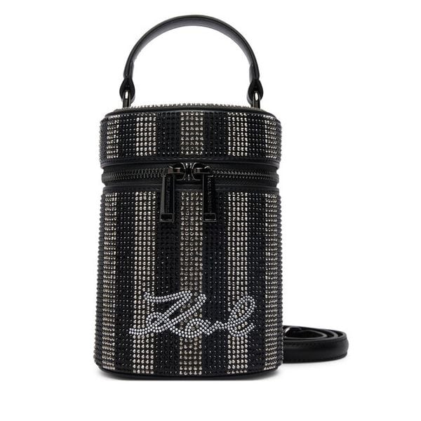 Torebka KARL LAGERFELD. Czarne torebki do ręki damskie KARL LAGERFELD, bez wzorów, bez dodatków. Za 552.99 zł.
