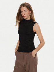 Marciano Guess Sweter 4YGR27 5613Z Czarny Regular Fit. Czarne swetry damskie Marciano Guess, m, z aplikacjami, z wiskozy, bez kołnierzyka, bez ramiączek, bez kaptura. Za 459.99 zł.