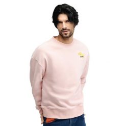 Męska bluza Siroko Hoppy Pink. Czerwone bluzy męskie SIROKO, m, bez wzorów, z bawełny, bez kaptura. Za 212.00 zł.