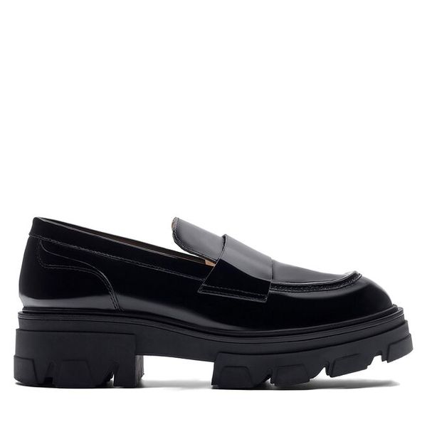 Loafersy Badura. Czarne mokasyny damskie Badura. Za 214.99 zł.