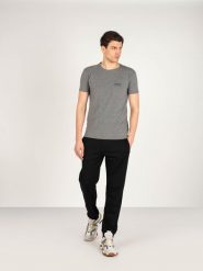 Iceberg T-shirt "C-neck" | ICE1UTS01 | Mężczyzna | Szary. Szare t-shirty męskie Iceberg, l, bez wzorów, z bawełny, bez kołnierzyka. W wyprzedaży za 119.00 zł.