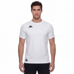 Koszulka Kappa Igemo Pro. Niebieskie koszulki sportowe męskie Kappa, xl, bez wzorów, z materiału, bez kołnierzyka, bez ramiączek, na fitness i siłownię. Za 257.00 zł.