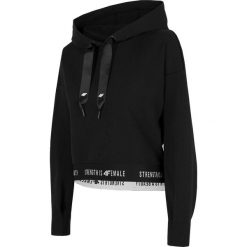 Bluza damska BLD001 - głęboka czerń. Bluzy damskie 4f. W wyprzedaży za 99.99 zł.