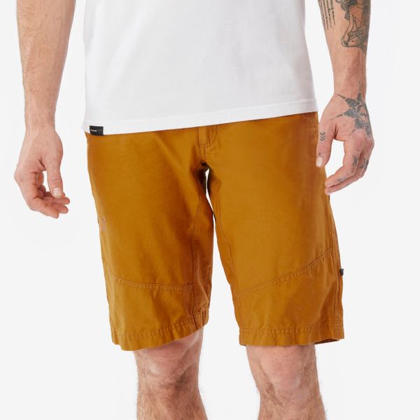 Spodenki wspinaczkowe męskie Simond Vertika. Brązowe krótkie spodenki sportowe męskie SIMOND, m, bez wzorów, z bawełny, eleganckie. Za 99.99 zł.