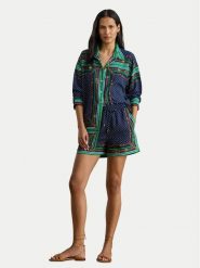 LAUREN RALPH LAUREN Szorty materiałowe 200B20822001 Granatowy Regular Fit. Niebieskie szorty damskie Lauren Ralph Lauren, bez wzorów, z materiału. Za 779.99 zł.