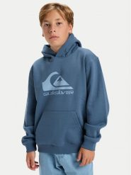 Quiksilver Bluza Comp Logo EQBFT03950 Granatowy Regular Fit. Niebieskie bluzy dla chłopców Quiksilver, bez wzorów, z bawełny, bez ramiączek, bez kaptura. Za 169.99 zł.