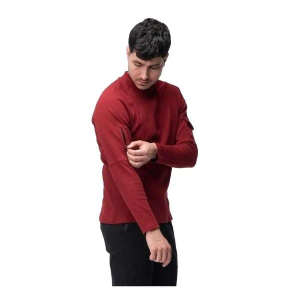 Bluza Męska Clayson. Czerwone bluzy męskie IGUANA, m, bez wzorów, z bawełny, z kapturem. Za 206.99 zł.