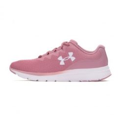 Buty Under Armour Charged Impulse 3 W 3025427-602 różowe. Czerwone obuwie sportowe damskie bez wzorów, z gumy, na fitness i siłownię. Za 360.42 zł.