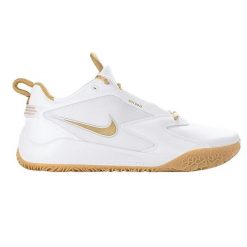 Buty Nike Air Zoom Hyperace 3 do siatkówki białe. Białe obuwie sportowe damskie Nike, bez wzorów, ze skóry, do siatkówki. Za 555.00 zł.