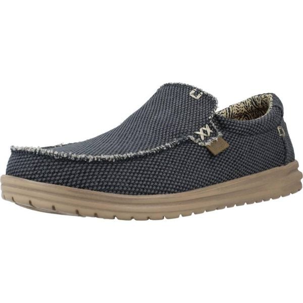 HeyDude Męskie Mokasyny Mikka Braided. Niebieskie mokasyny męskie Hey dude, z materiału. Za 299.00 zł.