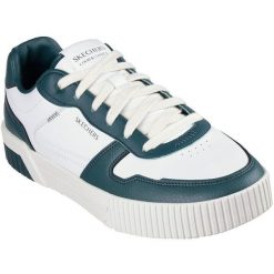 Buty sportowe męskie Skechers Jade Strane. Białe buty sportowe męskie Skechers, z syntetyku, bez zapięcia. Za 390.00 zł.
