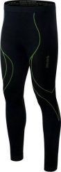 Hi-Tec Bielizna spodnie Ikar Bottom black-lime punch r. XXL. Czarna bielizna termoaktywna męska Hi-tec, m, bez wzorów. Za 69.90 zł.