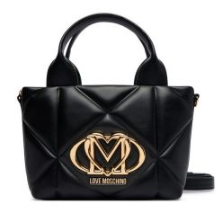 Torebka LOVE MOSCHINO. Czarne torebki do ręki damskie Love Moschino, bez wzorów, klasyczne, bez dodatków. Za 949.99 zł.