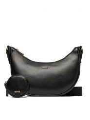 BOSS Torebka Sandy Halfmoon 50558133 Czarny. Czarne torebki do ręki damskie Boss, bez wzorów, ze skóry, bez dodatków. Za 799.99 zł.
