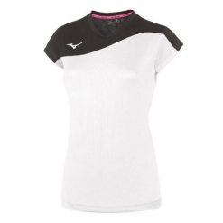 Koszulka do siatkówki damska Mizuno femme Team Authentic MYOU NS. Białe koszulki sportowe damskie Mizuno, m, bez wzorów, bez kołnierzyka, bez ramiączek, do siatkówki. Za 136.50 zł.