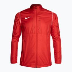 Kurtka piłkarska męska Nike Park 20 Rain Jacket. Czerwone kurtki męskie Nike, m, bez wzorów, do piłki nożnej. Za 156.00 zł.